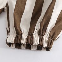 Load image into Gallery viewer, 2 Pieces Set Baby Kid Boys Letters Print T-Shirts And Striped Shorts Wholesale 230328438
