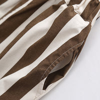 Load image into Gallery viewer, 2 Pieces Set Baby Kid Boys Letters Print T-Shirts And Striped Shorts Wholesale 230328438
