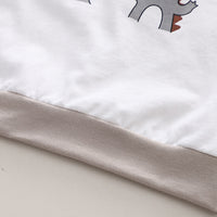 Load image into Gallery viewer, 2 Pieces Set Baby Kid Boys Cartoon Print T-Shirts And Striped Pants Wholesale 230328452
