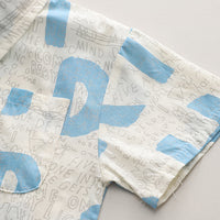 Load image into Gallery viewer, 2 Pieces Set Baby Kid Boys Letters Shirts And Solid Color Shorts Wholesale 230328455
