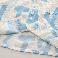 Load image into Gallery viewer, 2 Pieces Set Baby Kid Boys Letters Shirts And Solid Color Shorts Wholesale 230328455
