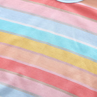 Load image into Gallery viewer, 2 Pieces Set Baby Kid Girls Striped T-Shirts And Love heart Rompers Wholesale 230328494
