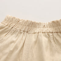 Load image into Gallery viewer, 2 Pieces Set Baby Kid Boys Striped Animals Print T-Shirts And Solid Color Shorts Wholesale 230328504
