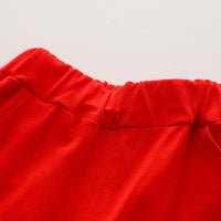 Load image into Gallery viewer, 2 Pieces Set Baby Kid Boys Letters Print Polo Shirts And Cartoon Shorts Wholesale 230328534
