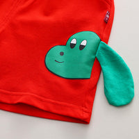 Load image into Gallery viewer, 2 Pieces Set Baby Kid Boys Letters Print Polo Shirts And Cartoon Shorts Wholesale 230328534
