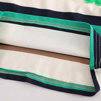 Load image into Gallery viewer, 2 Pieces Set Baby Kid Boys Striped Color-blocking T-Shirts And Solid Color Shorts Wholesale 230328549
