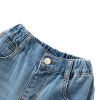 Load image into Gallery viewer, Baby Kid Girls Letters Embroidered Pants Jeans Wholesale 230330109
