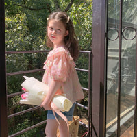 Load image into Gallery viewer, Baby Kid Girls Flower Print Tops Wholesale 230330265
