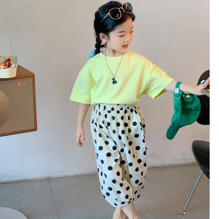 Baby Kid Girls Polka dots Pants Wholesale 230330353