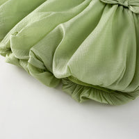 Load image into Gallery viewer, 2 Pieces Set Baby Kid Girls Solid Color Flower Tank Tops And Bow Shorts Wholesale 230330361
