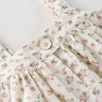 Load image into Gallery viewer, 2 Pieces Set Baby Kid Girls Solid Color Tops And Flower Dresses Wholesale 230330368
