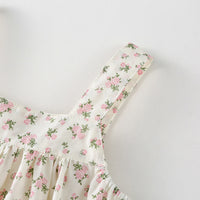 Load image into Gallery viewer, 2 Pieces Set Baby Kid Girls Solid Color Tops And Flower Dresses Wholesale 230330368
