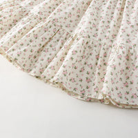 Load image into Gallery viewer, 2 Pieces Set Baby Kid Girls Solid Color Tops And Flower Dresses Wholesale 230330368
