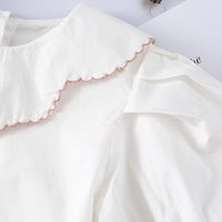 Load image into Gallery viewer, 2 Pieces Set Baby Kid Girls Solid Color Tops And Flower Dresses Wholesale 230330368
