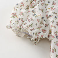 Load image into Gallery viewer, 2 Pieces Set Baby Kid Girls Flower Print Tops And Solid Color Pants Wholesale 230330396
