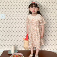 Load image into Gallery viewer, Baby Kid Girls Flower Print Dresses Wholesale 230330435
