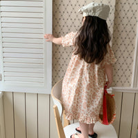Load image into Gallery viewer, Baby Kid Girls Flower Print Dresses Wholesale 230330435
