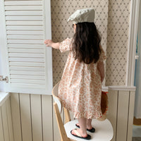 Load image into Gallery viewer, Baby Kid Girls Flower Print Dresses Wholesale 230330435
