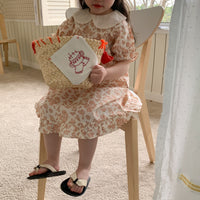 Load image into Gallery viewer, Baby Kid Girls Flower Print Dresses Wholesale 230330435
