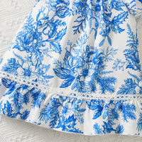 Load image into Gallery viewer, Baby Kid Girls Flower Print Dresses Wholesale 23033058

