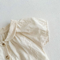 Load image into Gallery viewer, 2 Pieces Set Baby Girls Solid Color Tops And Shorts Wholesale 230403260
