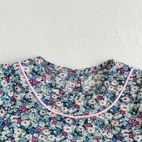 Load image into Gallery viewer, Baby Girls Flower Print Rompers Wholesale 230403263
