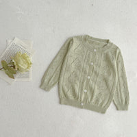 Load image into Gallery viewer, Baby Girls Solid Color Cardigan Wholesale 230403273
