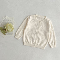 Load image into Gallery viewer, Baby Girls Solid Color Cardigan Wholesale 230403273
