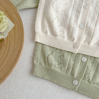 Load image into Gallery viewer, Baby Girls Solid Color Cardigan Wholesale 230403273
