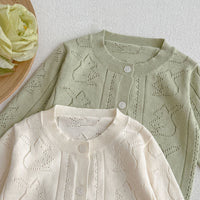 Load image into Gallery viewer, Baby Girls Solid Color Cardigan Wholesale 230403273
