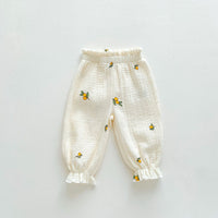Load image into Gallery viewer, Baby Unisex Flower Fruit Print Pants Wholesale 230403295
