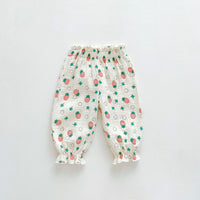 Load image into Gallery viewer, Baby Unisex Flower Fruit Print Pants Wholesale 230403295
