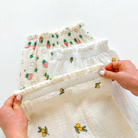 Load image into Gallery viewer, Baby Unisex Flower Fruit Print Pants Wholesale 230403295
