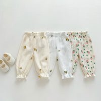 Load image into Gallery viewer, Baby Unisex Flower Fruit Print Pants Wholesale 230403295
