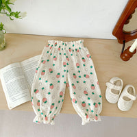 Load image into Gallery viewer, Baby Unisex Flower Fruit Print Pants Wholesale 230403295
