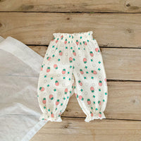 Load image into Gallery viewer, Baby Unisex Flower Fruit Print Pants Wholesale 230403295
