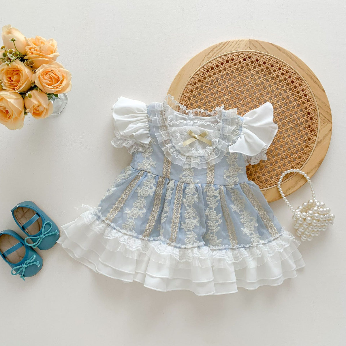 Baby Kid Girls Lace Dresses Wholesale 230403311