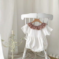 Load image into Gallery viewer, Baby Girls Solid Color Rompers Wholesale 230403378
