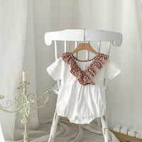 Load image into Gallery viewer, Baby Girls Solid Color Rompers Wholesale 230403378
