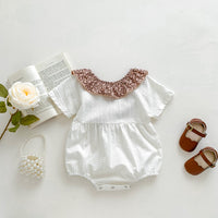 Load image into Gallery viewer, Baby Girls Solid Color Rompers Wholesale 230403378
