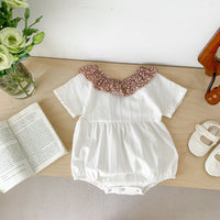 Load image into Gallery viewer, Baby Girls Solid Color Rompers Wholesale 230403378
