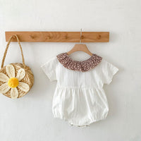 Load image into Gallery viewer, Baby Girls Solid Color Rompers Wholesale 230403378
