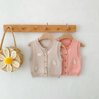 Load image into Gallery viewer, Baby Girls Rabbit Vests Waistcoats Knitwear Wholesale 230403415
