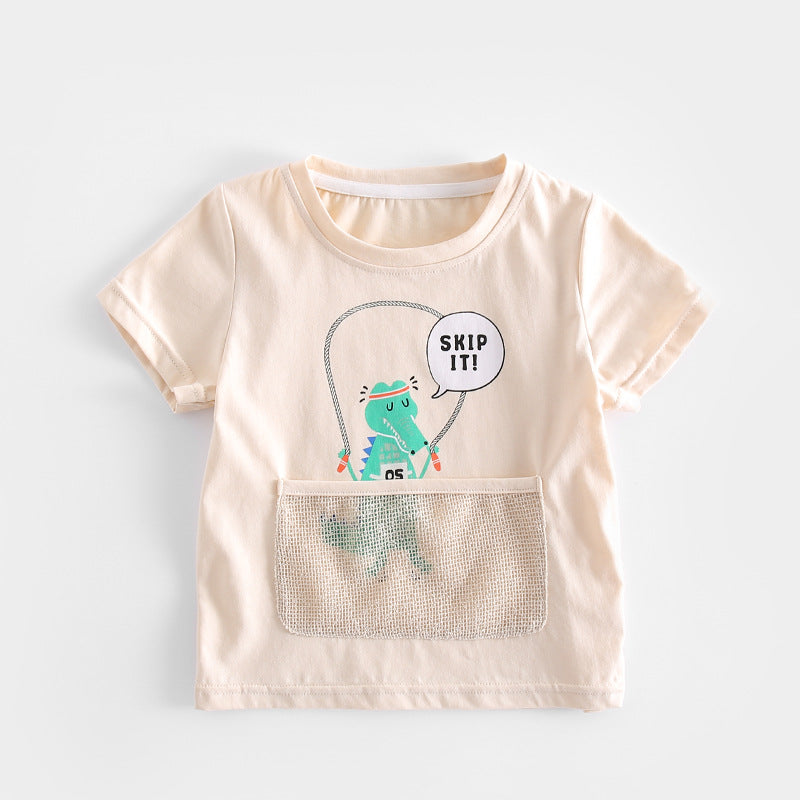 Baby Kid Boys Cartoon Print T-Shirts Wholesale 230403470