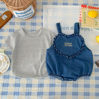 Load image into Gallery viewer, Baby Girls Letters Rompers Wholesale 230403481
