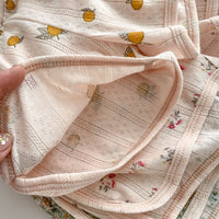 Load image into Gallery viewer, 2 Pieces Set Baby Girls Flower Fruit Print Tank Tops And Shorts Wholesale 230403482
