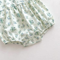 Load image into Gallery viewer, Baby Girls Flower Print Rompers Wholesale 230403491
