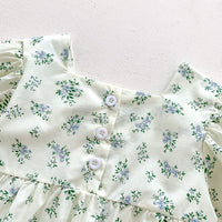 Load image into Gallery viewer, Baby Girls Flower Print Rompers Wholesale 230403491
