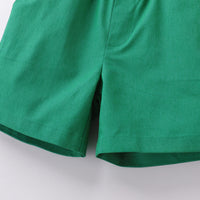 Load image into Gallery viewer, 2 Pieces Set Baby Kid Boys Flower Print Shirts And Solid Color Shorts Wholesale 230403492
