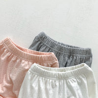 Load image into Gallery viewer, 2 Pieces Set Baby Girls Bow Tops And Solid Color Shorts Wholesale 230403493
